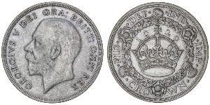 1 Corona Regno Unito (1922-) Argento Giorgio V (1865-1936)