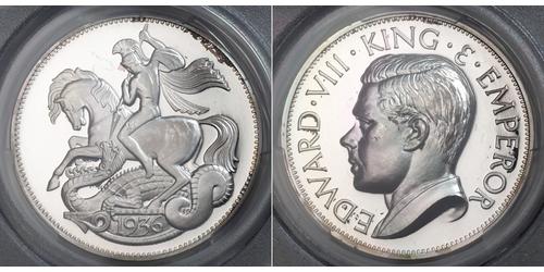 1 Corona Regno Unito  Argento Edoardo VIII (1894-1972)