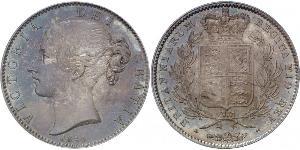1 Corona Regno Unito di Gran Bretagna e Irlanda (1801-1922) Argento Vittoria (1819 - 1901)