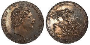 1 Corona Regno Unito di Gran Bretagna e Irlanda (1801-1922) Argento Giorgio III (1738-1820)