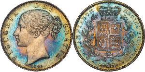 1 Corona Regno Unito di Gran Bretagna e Irlanda (1801-1922) Argento Vittoria (1819 - 1901)