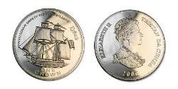 1 Corona Tristan da Cunha Rame/Nichel Elisabetta II (1926-2022)