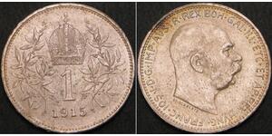 1 Corona Österreich-Ungarn (1867-1918) Silber Franz Joseph I (1830 - 1916)