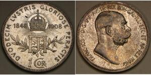 1 Corona Austria-Hungary (1867-1918) Silver Franz Joseph I (1830 - 1916)