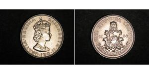 1 Crown Bermudes Argent Elizabeth II (1926-2022)