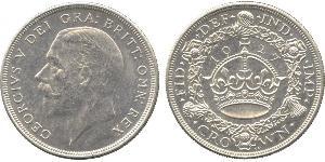1 Crown Feriind Kiningrik (1922-) Argent George V (1865-1936)