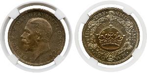 1 Crown Feriind Kiningrik (1922-) Argent George V (1865-1936)