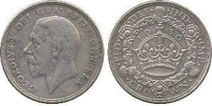 1 Crown Feriind Kiningrik (1922-) Argent George V (1865-1936)