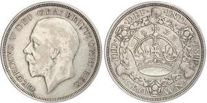 1 Crown Feriind Kiningrik (1922-) Argent George V (1865-1936)