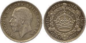 1 Crown Feriind Kiningrik (1922-) Argent George V (1865-1936)