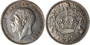 1 Crown Feriind Kiningrik (1922-) Argent George V (1865-1936)