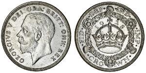 1 Crown Feriind Kiningrik (1922-) Argent George V (1865-1936)