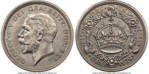 1 Crown Feriind Kiningrik (1922-) Argent George V (1865-1936)