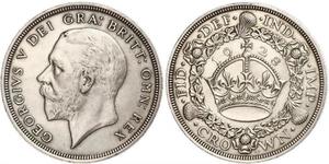 1 Crown Feriind Kiningrik (1922-) Argent George V (1865-1936)