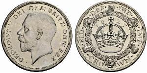 1 Crown Feriind Kiningrik (1922-) Argent George V (1865-1936)