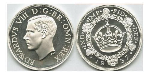 1 Crown Feriind Kiningrik (1922-) Argent Édouard VIII (1894-1972)