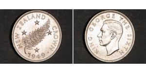 1 Crown Nouvelle-Zélande Argent George VI (1895-1952)