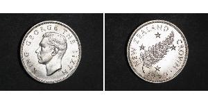 1 Crown Nouvelle-Zélande Argent George VI (1895-1952)