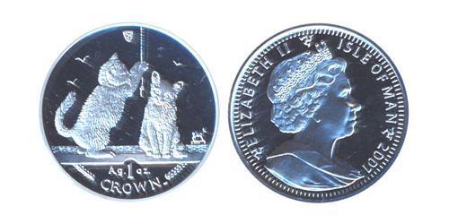 1 Crown Île de Man Argent 