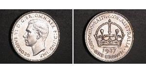1 Crown Ôstralie (1788 - 1939) Argent George VI (1895-1952)