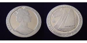1 Crown Isle of Man Copper/Nickel Elizabeth II (1926-2022)