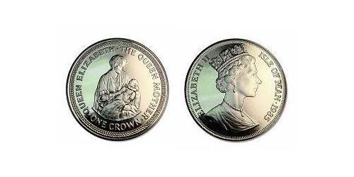 1 Crown Isle of Man Copper/Nickel Elizabeth II (1926-2022)