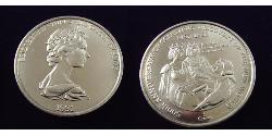 1 Crown Turks and Caicos Islands (1783 - ) Copper/Nickel Elizabeth II (1926-2022)