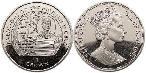 1 Crown Île de Man Cuivre/Nickel Elizabeth II (1926-2022)
