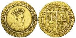 1 Crown Königreich England (927-1649,1660-1707) Gold Jakob I (1566-1625)