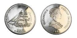 1 Crown Tristan da Cunha Kupfer/Nickel Elizabeth II (1926-2022)