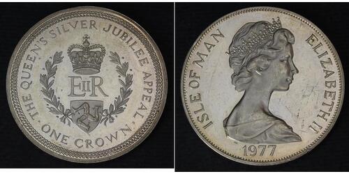 1 Crown Isle of Man Nickel Elizabeth II (1926-2022)
