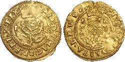 1 Crown Reino de Inglaterra (927-1649,1660-1707) Oro Jacobo I (1566-1625)