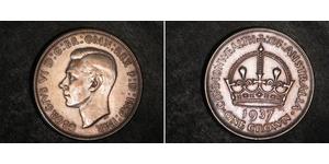 1 Crown Australia (1788 - 1939) Plata Jorge VI (1895-1952)