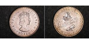 1 Crown Bermudas Plata Isabel II (1926-2022)