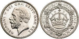 1 Crown Reino Unido (1922-) Plata Jorge V (1865-1936)