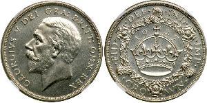 1 Crown Reino Unido (1922-) Plata Jorge V (1865-1936)