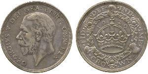 1 Crown Reino Unido (1922-) Plata Jorge V (1865-1936)
