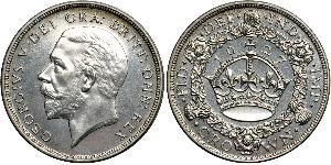 1 Crown Reino Unido (1922-) Plata Jorge V (1865-1936)