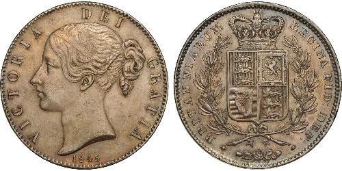 1 Crown Reino Unido de Gran Bretaña e Irlanda (1801-1922) Plata Victoria (1819 - 1901)