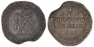 1 Crown Reino de Inglaterra (927-1649,1660-1707) Plata Carlos I (1600-1649)