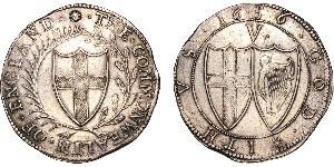 1 Crown Reino de Inglaterra (927-1649,1660-1707) Plata 