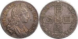 1 Crown Reino de Inglaterra (927-1649,1660-1707) Plata Guillermo III (1650-1702)