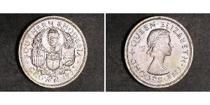 1 Crown Southern Rhodesia (1923-1980) Plata Isabel II (1926-2022)