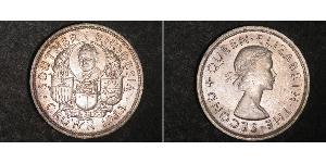 1 Crown Southern Rhodesia (1923-1980) Plata Isabel II (1926-2022)