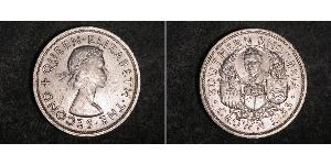 1 Crown Southern Rhodesia (1923-1980) Plata Isabel II (1926-2022)
