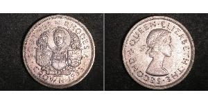 1 Crown Southern Rhodesia (1923-1980) Plata Isabel II (1926-2022)