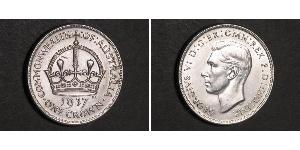 1 Crown Australien (1788 - 1939) Silber Georg VI (1895-1952)