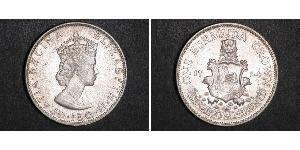 1 Crown Bermuda Silber Elizabeth II (1926-2022)