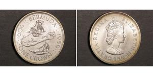 1 Crown Bermuda Silber Elizabeth II (1926-2022)