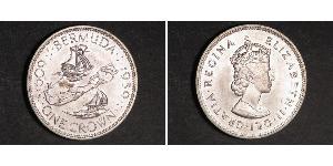 1 Crown Bermuda Silber Elizabeth II (1926-2022)